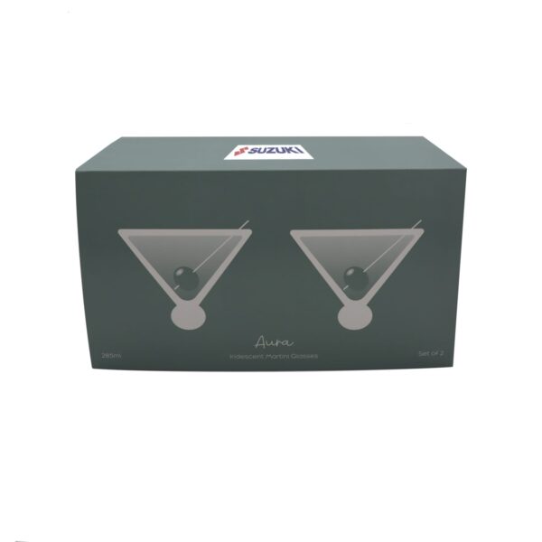 Aura Iridescent Martini Glasses - Image 2