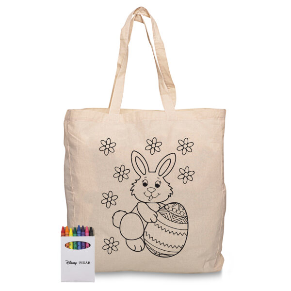 Squiggle Calico bag + Crayon set - Image 11