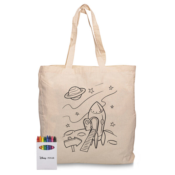 Squiggle Calico bag + Crayon set - Image 19