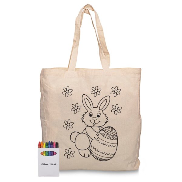 Squiggle Calico bag + Crayon set - Image 10