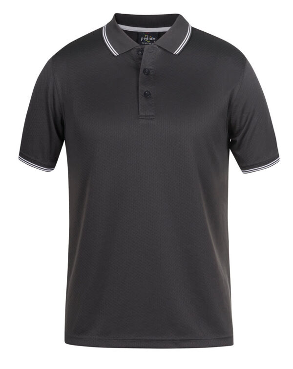 Podium Jacquard Contrast Polo - Image 14