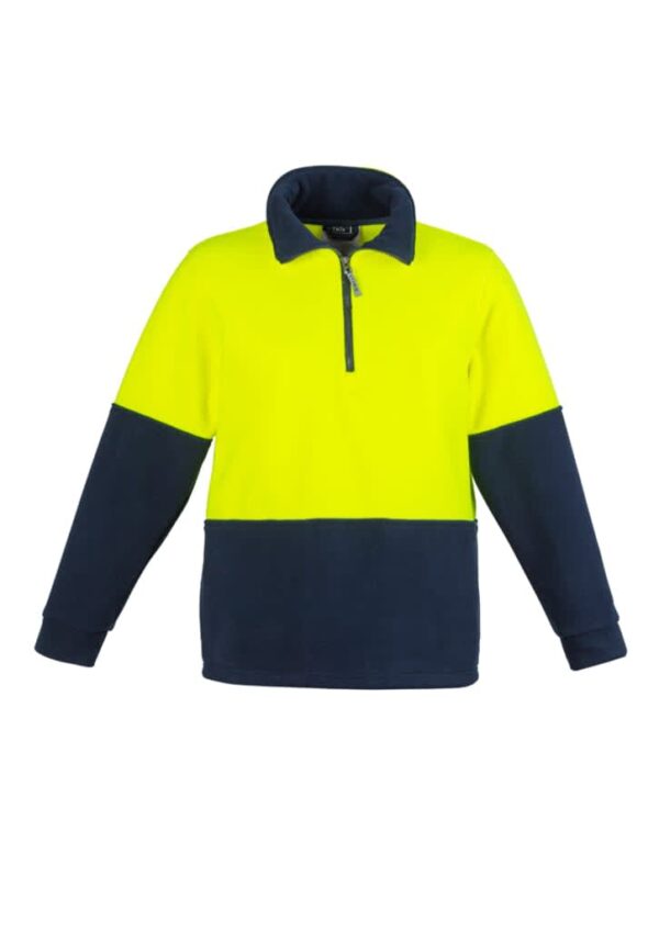 Hi Vis Half Zip Polar Fleece Jumper - Image 2