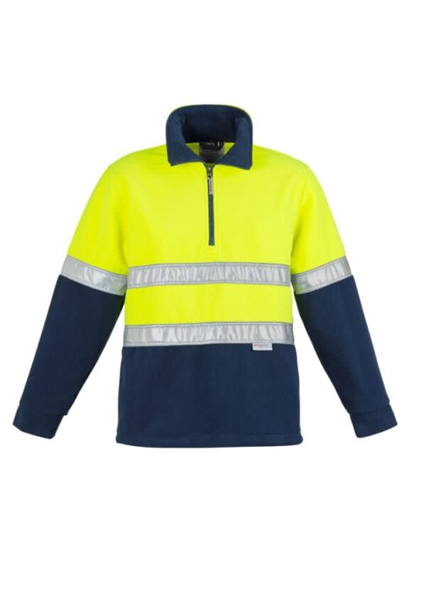 Hi Vis Polar Fleece Jumper - Hoop Taped - Image 2