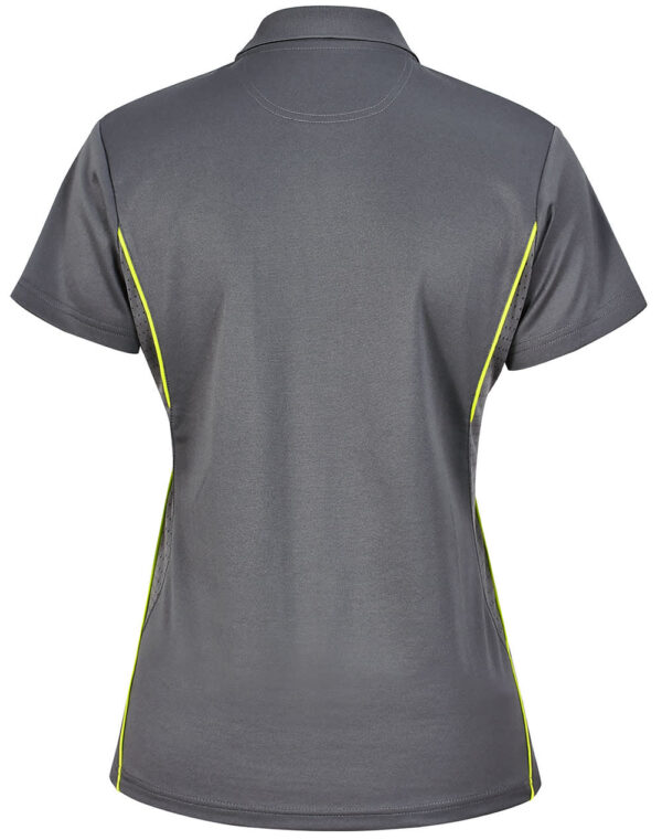 Ladies Sustainable Poly/Cotton Contrast Ss Polo - Image 13