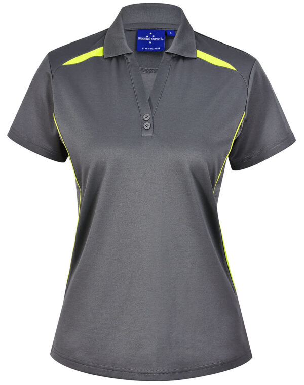 Ladies Sustainable Poly/Cotton Contrast Ss Polo - Image 12