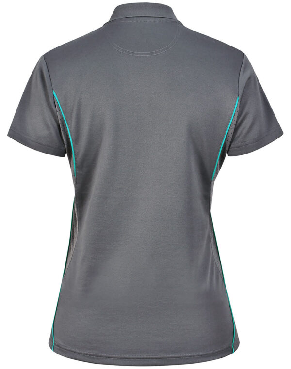 Ladies Sustainable Poly/Cotton Contrast Ss Polo - Image 18