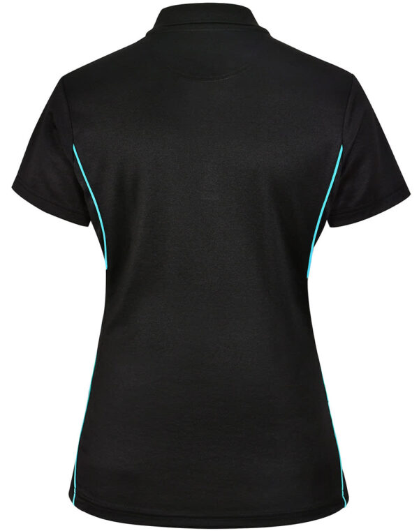 Ladies Sustainable Poly/Cotton Contrast Ss Polo - Image 23
