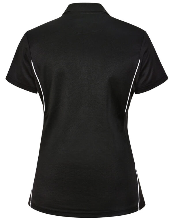 Ladies Sustainable Poly/Cotton Contrast Ss Polo - Image 43