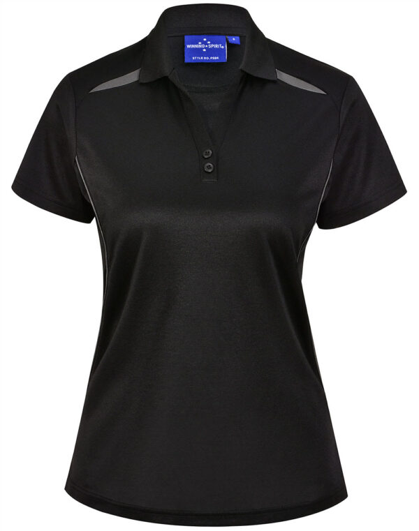 Ladies Sustainable Poly/Cotton Contrast Ss Polo - Image 27