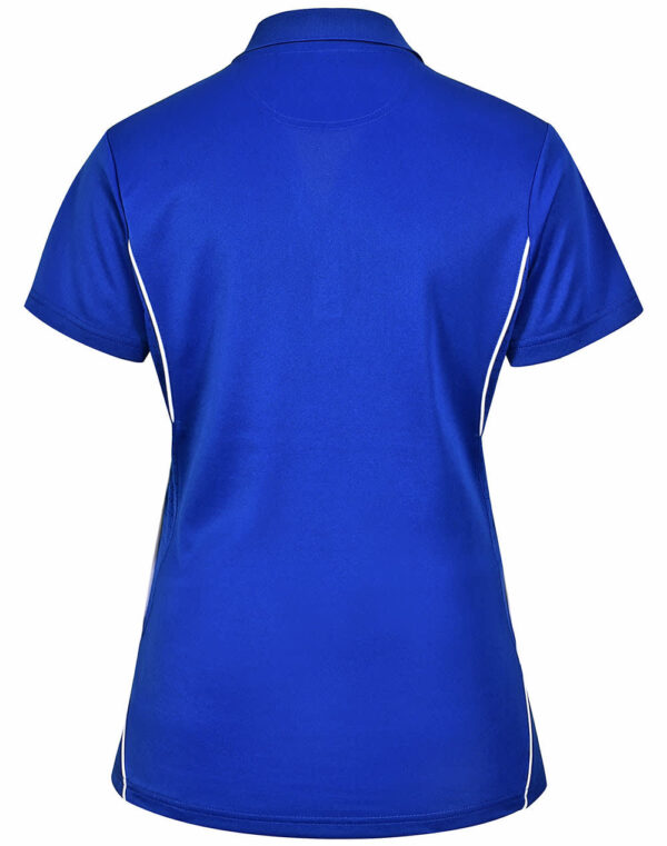 Ladies Sustainable Poly/Cotton Contrast Ss Polo - Image 48