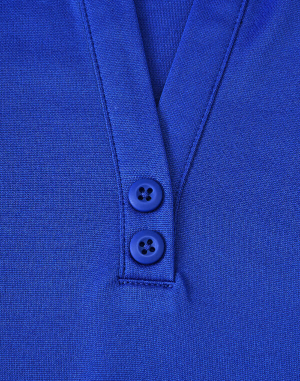 Ladies Sustainable Poly/Cotton Contrast Ss Polo - Image 49