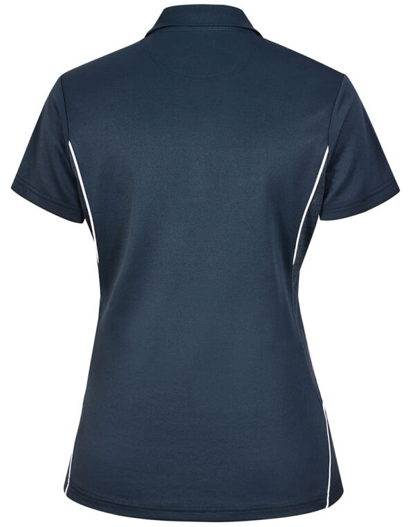 Ladies Sustainable Poly/Cotton Contrast Ss Polo - Image 53