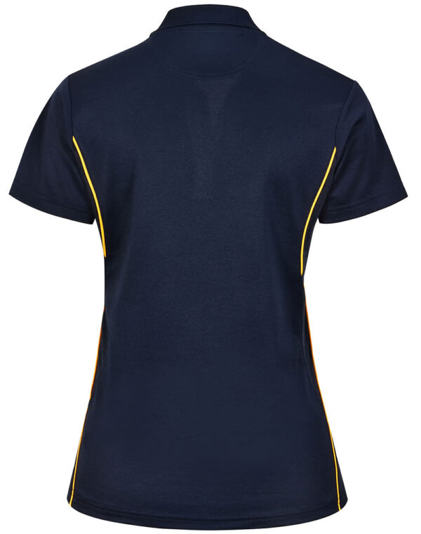 Ladies Sustainable Poly/Cotton Contrast Ss Polo - Image 63