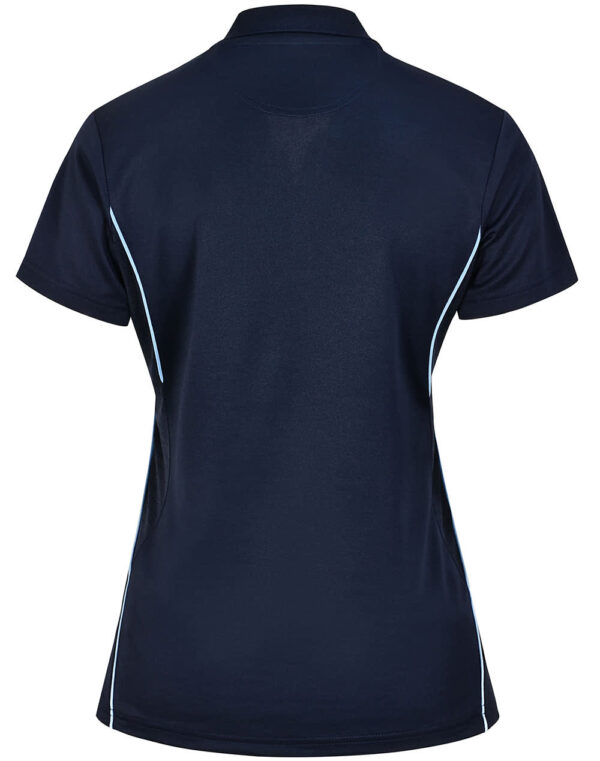 Ladies Sustainable Poly/Cotton Contrast Ss Polo - Image 73