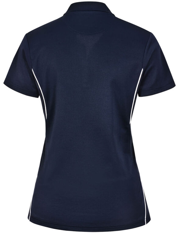 Ladies Sustainable Poly/Cotton Contrast Ss Polo - Image 78