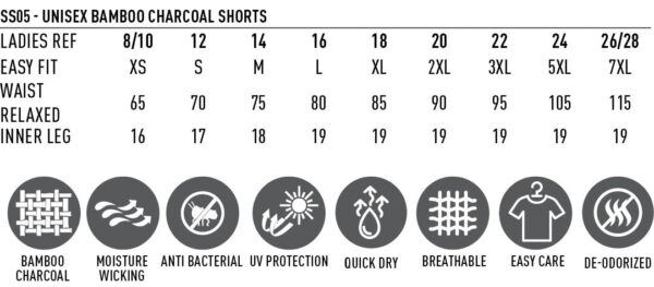Adults Bamboo Charcoal Short - Image 6