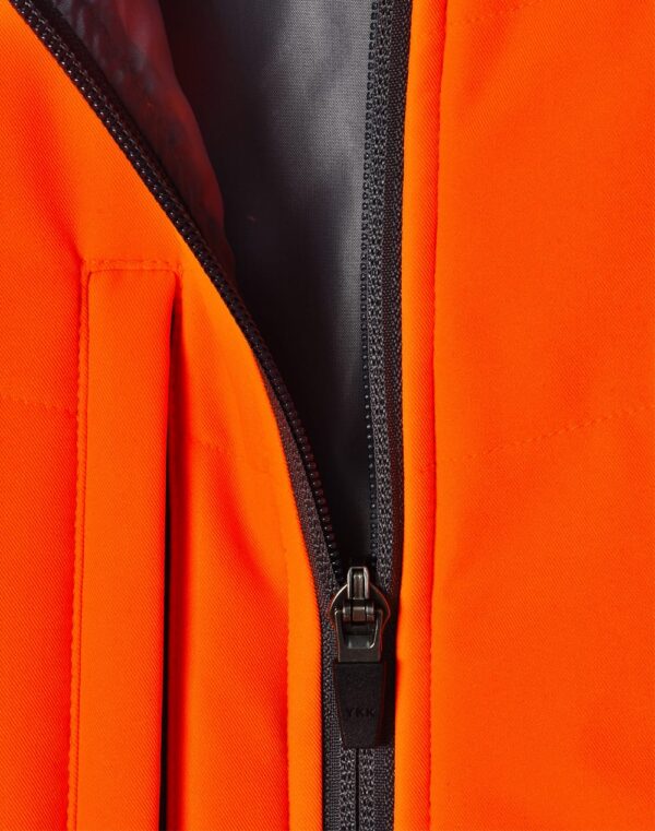 Unisex Hi Vis Modern Styling Hooded Puffer Jacket - Image 13