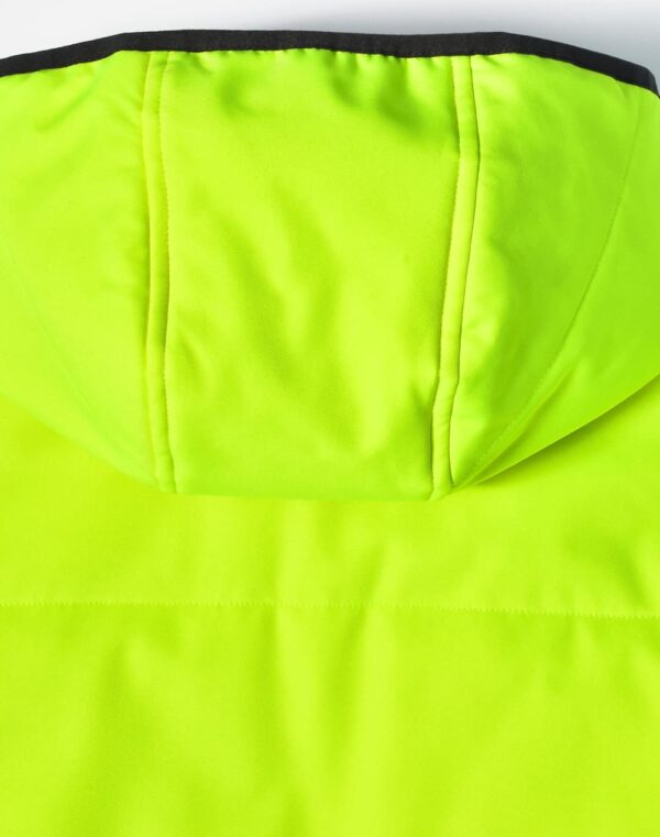 Unisex Hi Vis Modern Styling Hooded Puffer Jacket - Image 20