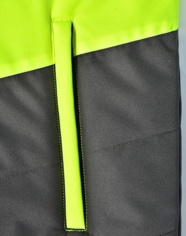 Unisex Hi Vis Modern Styling Hooded Puffer Jacket - Image 22