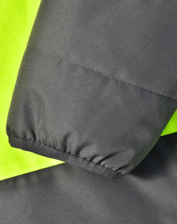 Unisex Hi Vis Modern Styling Hooded Puffer Jacket - Image 23
