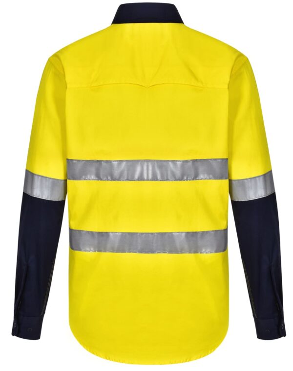 Unisex Hi Vis Cool Breeze Safety Ls Shirt (Generic Tape) - Image 17