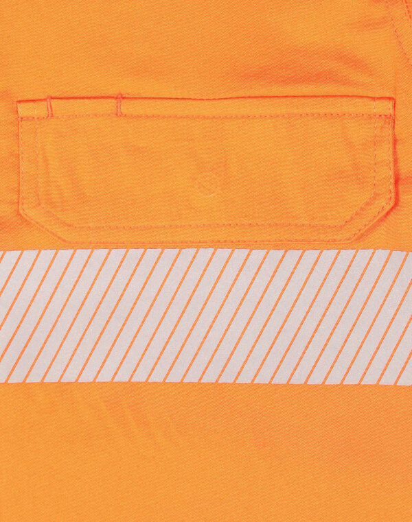 Unisex Hi Vis Cool Breeze Safety Ls Shirt (Segmented Tape) - Image 16