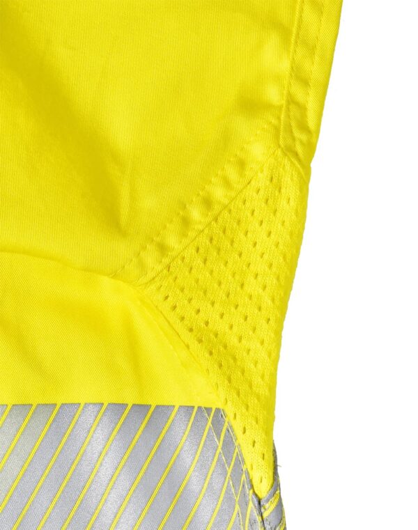 Unisex Hi Vis Cool Breeze Safety Ls Shirt (Segmented Tape) - Image 19