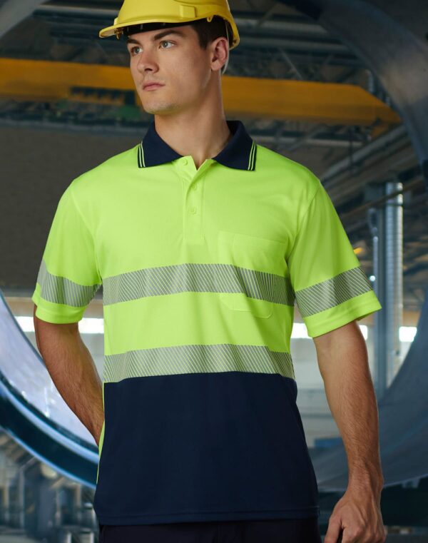 Unisex Cooldry?? Segmented Ss Polo - Image 5