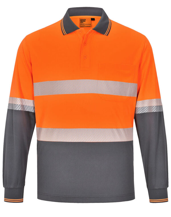 Unisex Cooldry?? Segmented Ls Polo - Image 7