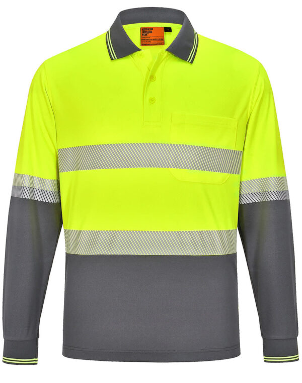 Unisex Cooldry?? Segmented Ls Polo - Image 22