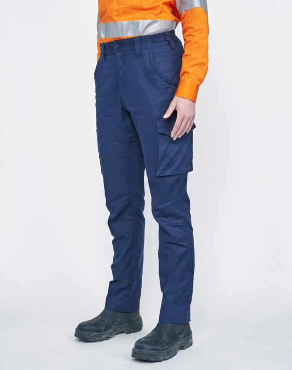 Unisex Cotton Stretch Rip Stop Work Pants - Image 6