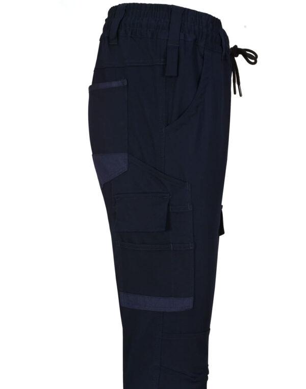 Unisex Cotton Stretch Drill Cuffed Work Pants - Image 35
