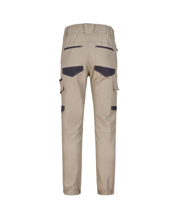 Unisex Cotton Stretch Drill Cuffed Work Pants - Image 7