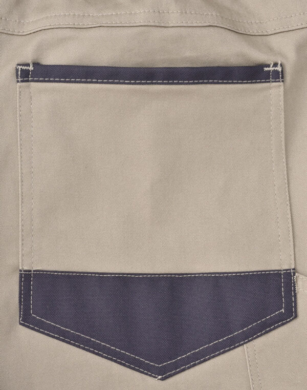 Unisex Cotton Stretch Drill Cuffed Work Pants - Image 37