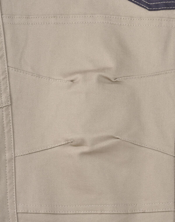 Unisex Cotton Stretch Drill Cuffed Work Pants - Image 42