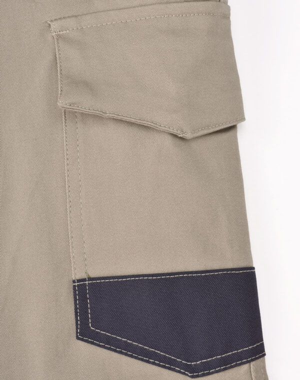 Unisex Cotton Stretch Drill Cuffed Work Pants - Image 40