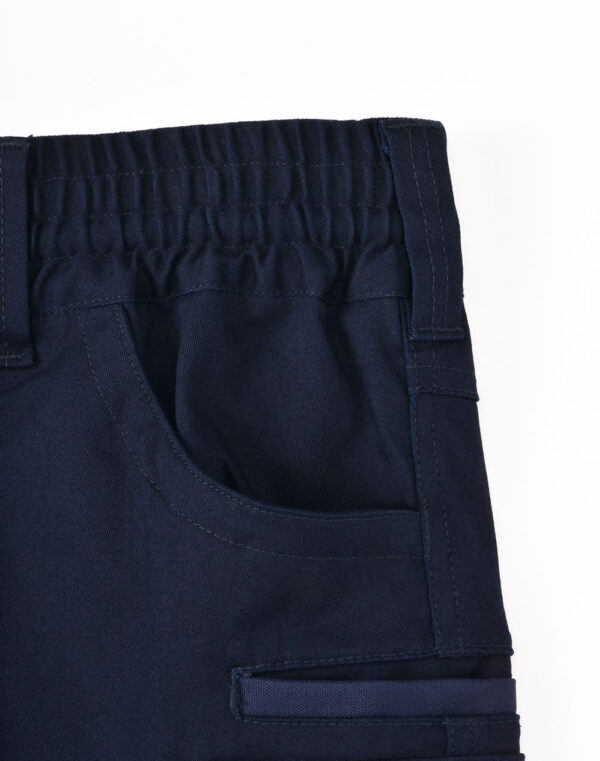 Unisex Cotton Stretch Drill Cuffed Work Shorts - Image 24