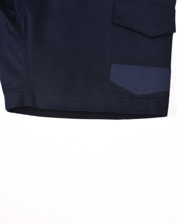 Unisex Cotton Stretch Drill Cuffed Work Shorts - Image 26
