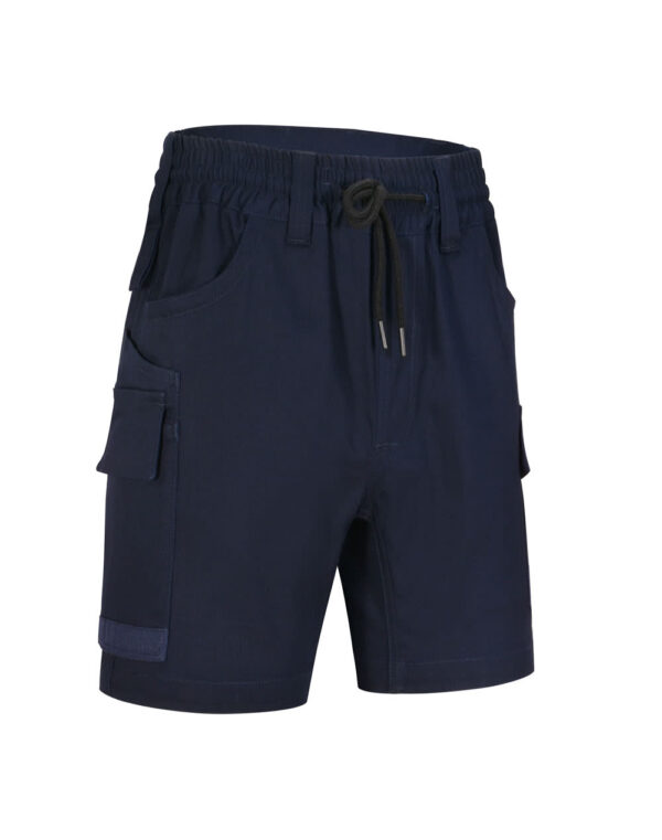 Unisex Cotton Stretch Drill Cuffed Work Shorts - Image 27