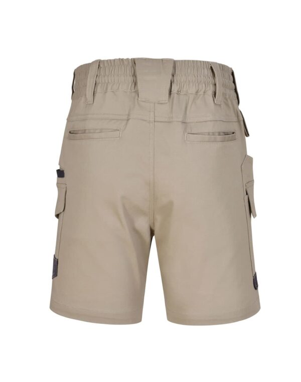 Unisex Cotton Stretch Drill Cuffed Work Shorts - Image 34