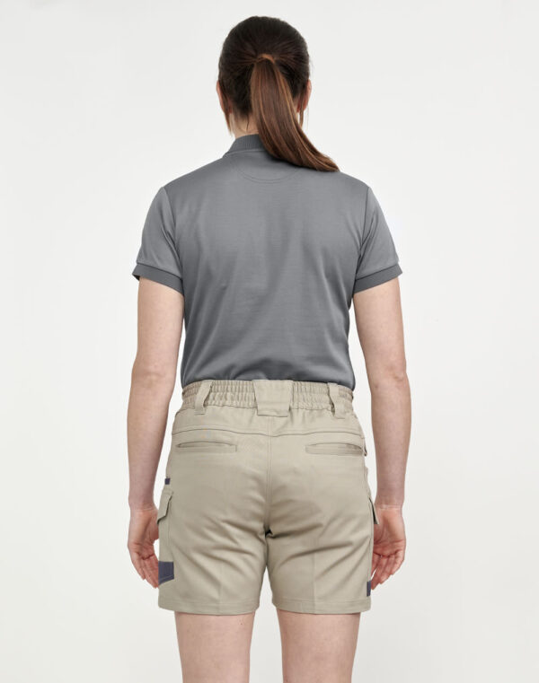 Unisex Cotton Stretch Drill Cuffed Work Shorts