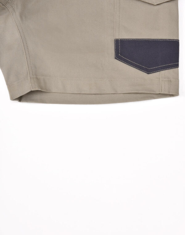 Unisex Cotton Stretch Drill Cuffed Work Shorts - Image 38