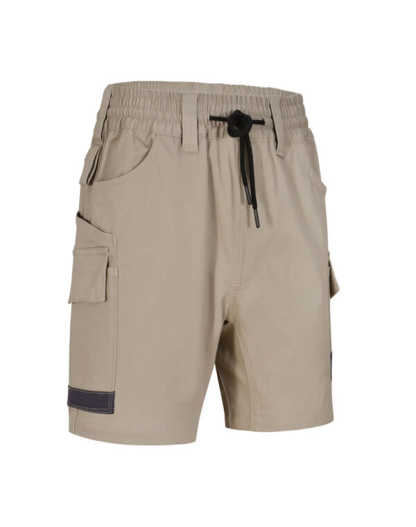 Unisex Cotton Stretch Drill Cuffed Work Shorts - Image 37
