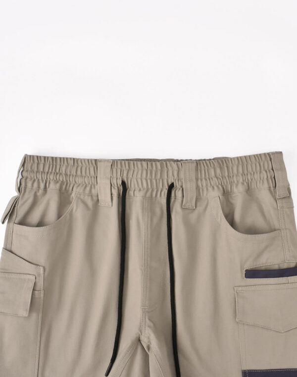 Unisex Cotton Stretch Drill Cuffed Work Shorts - Image 35