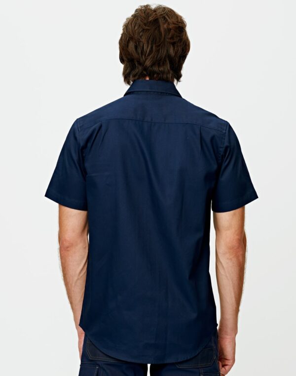Cotton Drill Short Sleeve Work Shirt - Image 2