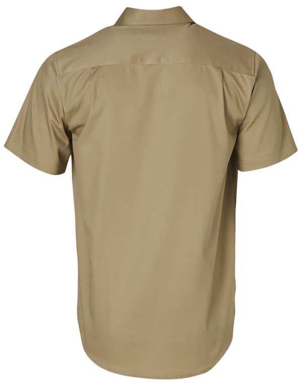 Cotton Drill Short Sleeve Work Shirt - Image 5