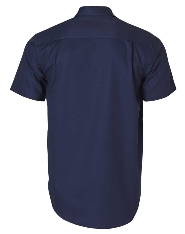 Cotton Drill Short Sleeve Work Shirt - Image 7