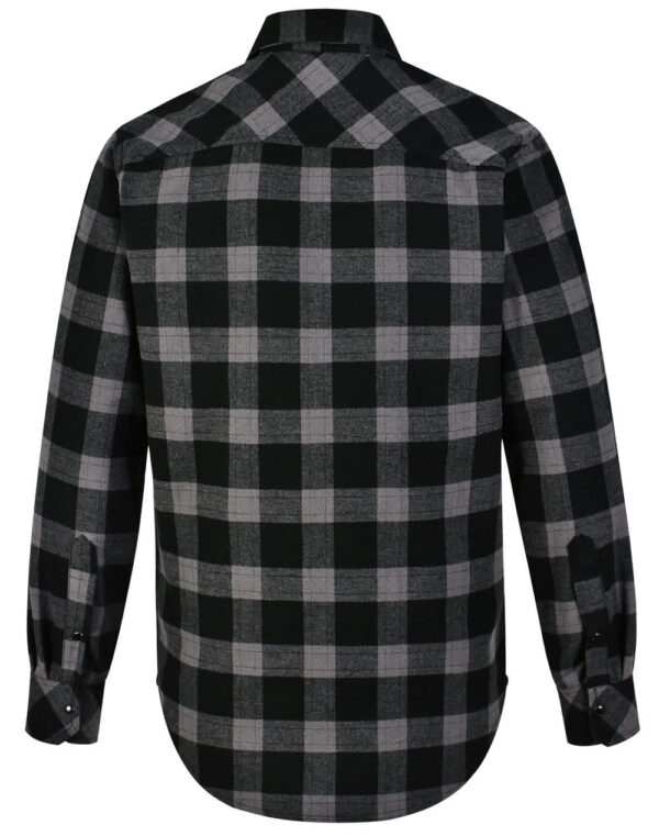 Unisex Classic Flannel Plaid Ls Shirt - Image 7