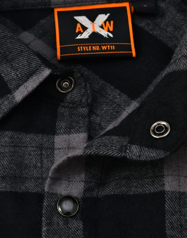 Unisex Classic Flannel Plaid Ls Shirt - Image 11