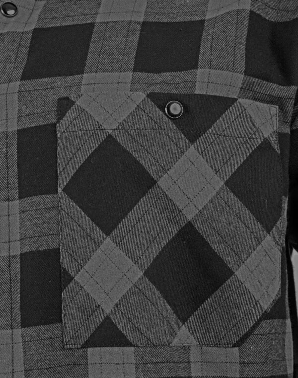 Unisex Classic Flannel Plaid Ls Shirt - Image 9